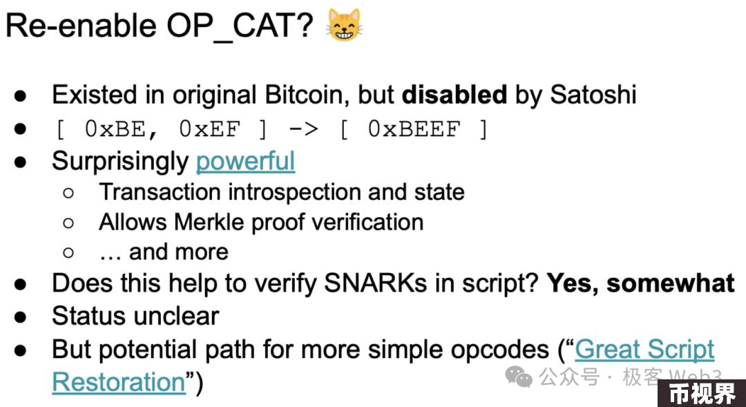 从OP_CAT到状态证明和BitVM，如何让比特币支持ZK？