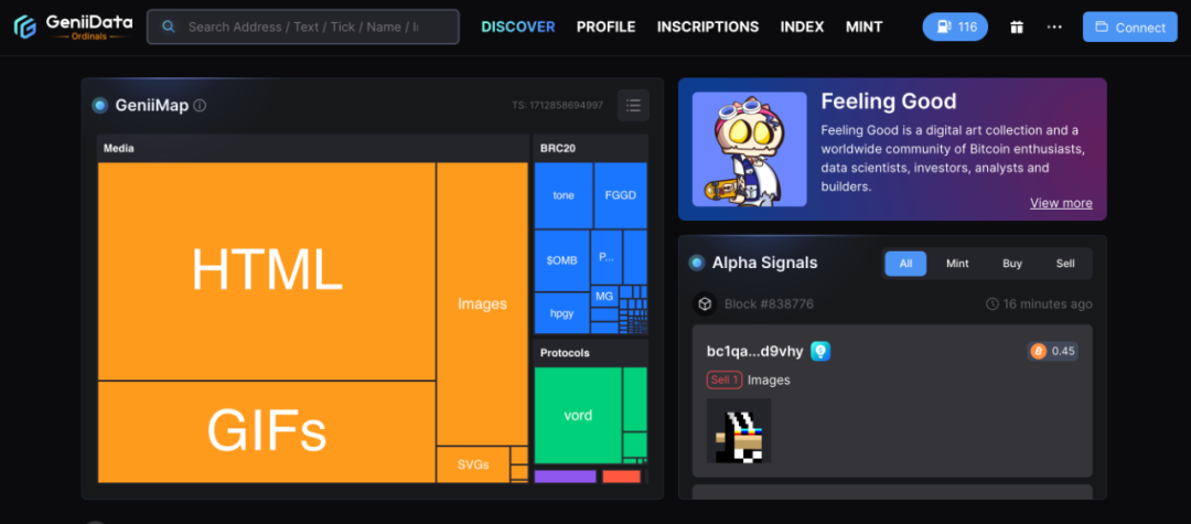 知名比特币生态工具网站GeniiData推出的Feeling Good，为何说它将会是个蓝筹项目？