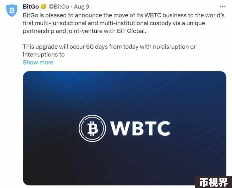 孙宇晨入局WBTC惹争议，解析BTC锚定币及其安全性