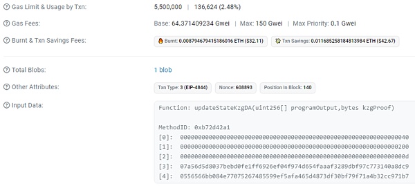 用EtherScan调查Starknet手续费下降99%的真实原因